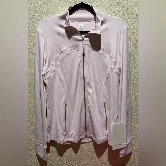 Lululemon NWT Define Jacket Full Zipper, zipper pocket Blissful Pink Gold 12 - Picture 9 of 15